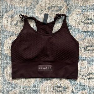Vitality x Balance Athletica sports bra obsidian